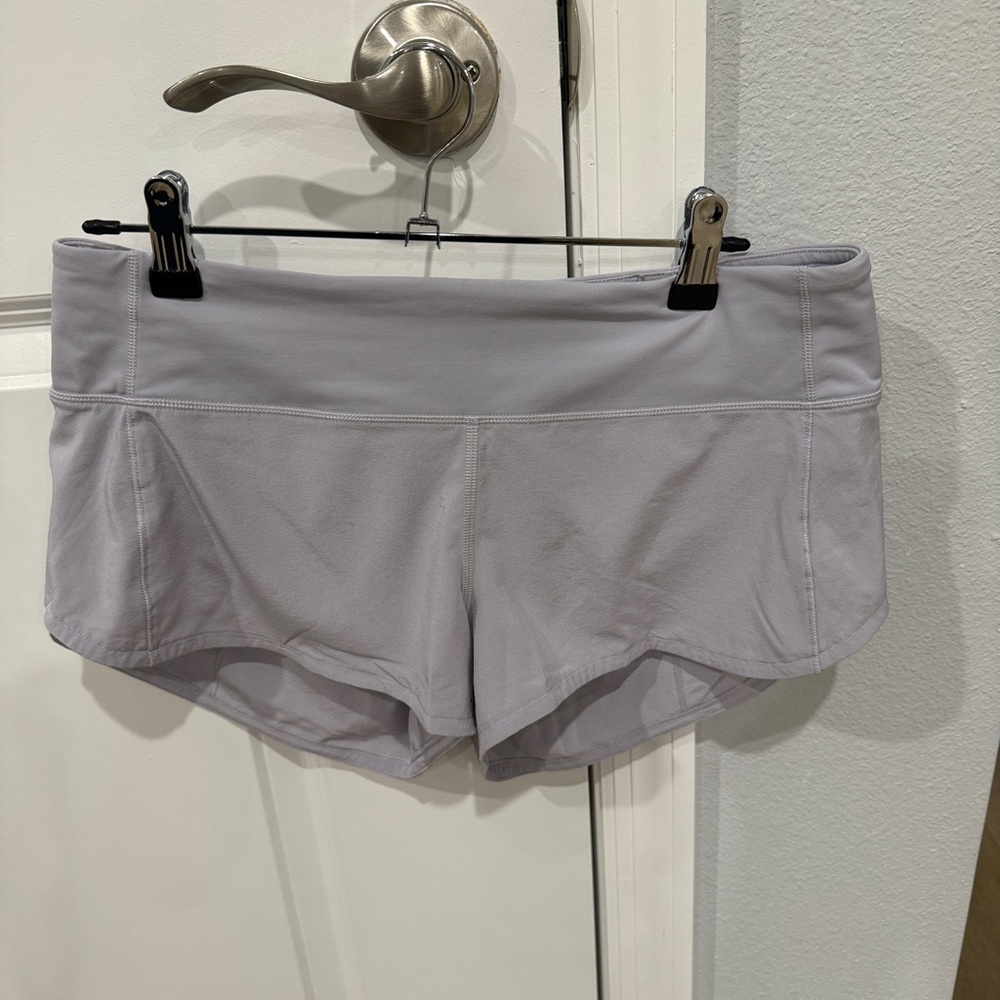 lululemon athletica Light Gray Athletic Shorts